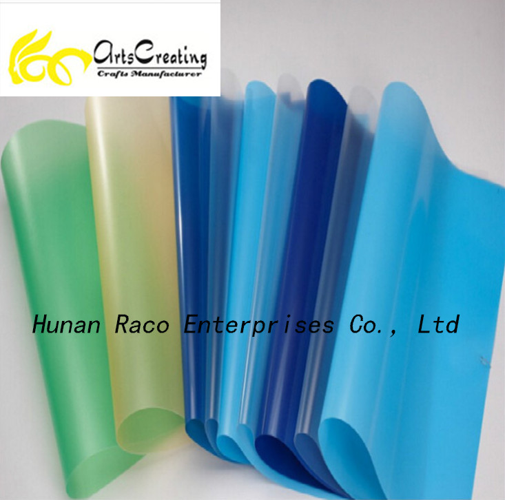 PE Transparent Color Notebook Plastic Cover