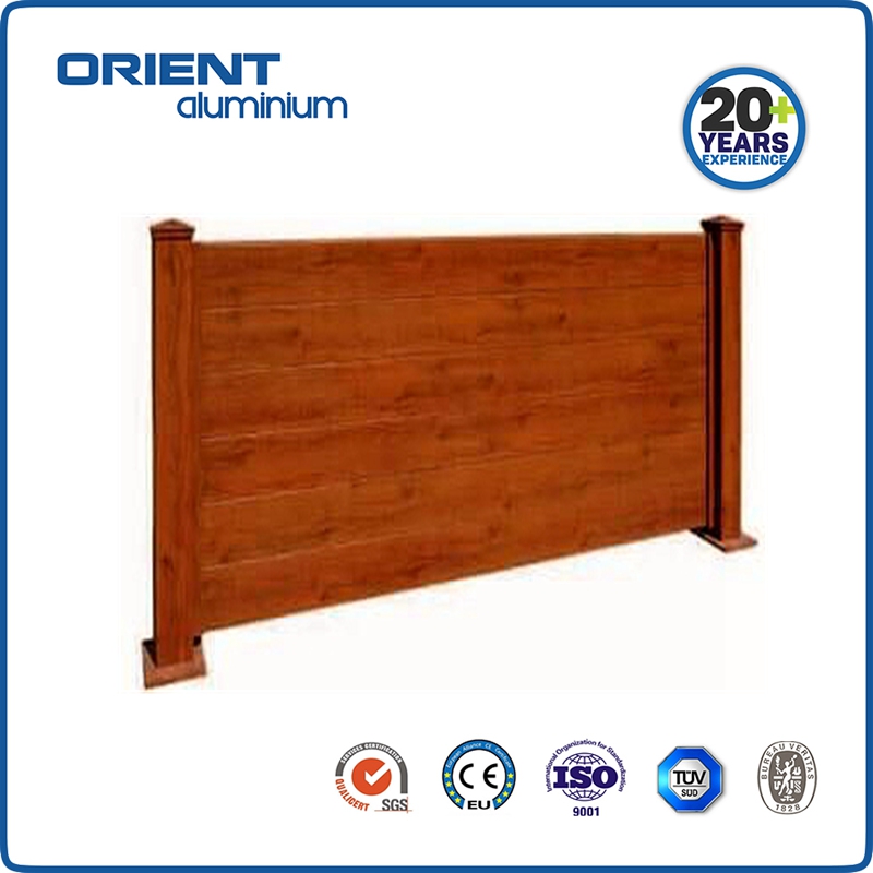 Vertical Fencing Slat Privacy Screen Panel Horizontal Aluminum Fence