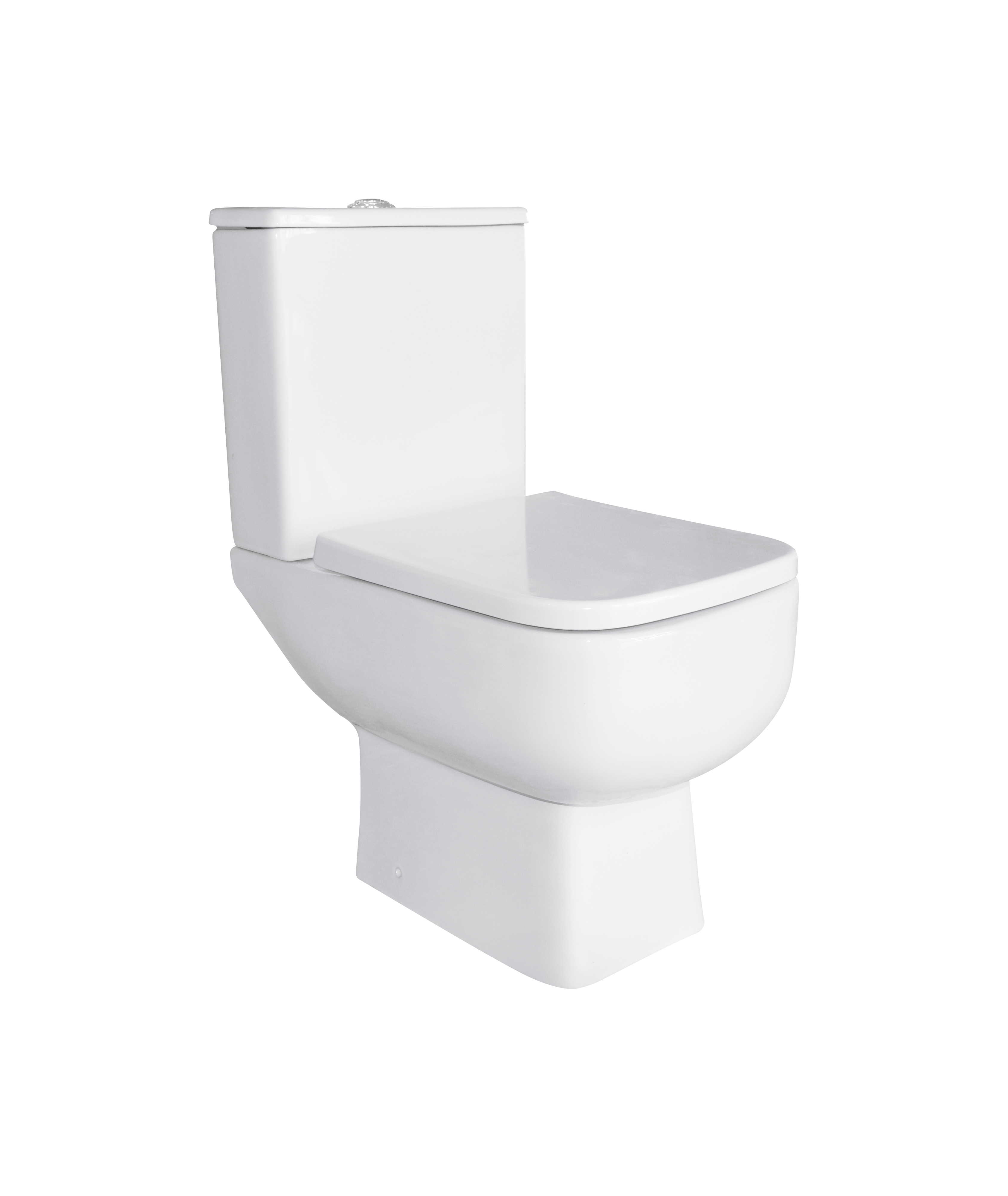 LR-C602 European style Ceramic Sanitaryware P-trap washdown two piece toilet