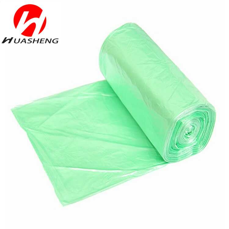 Disposable plastic garbage bag