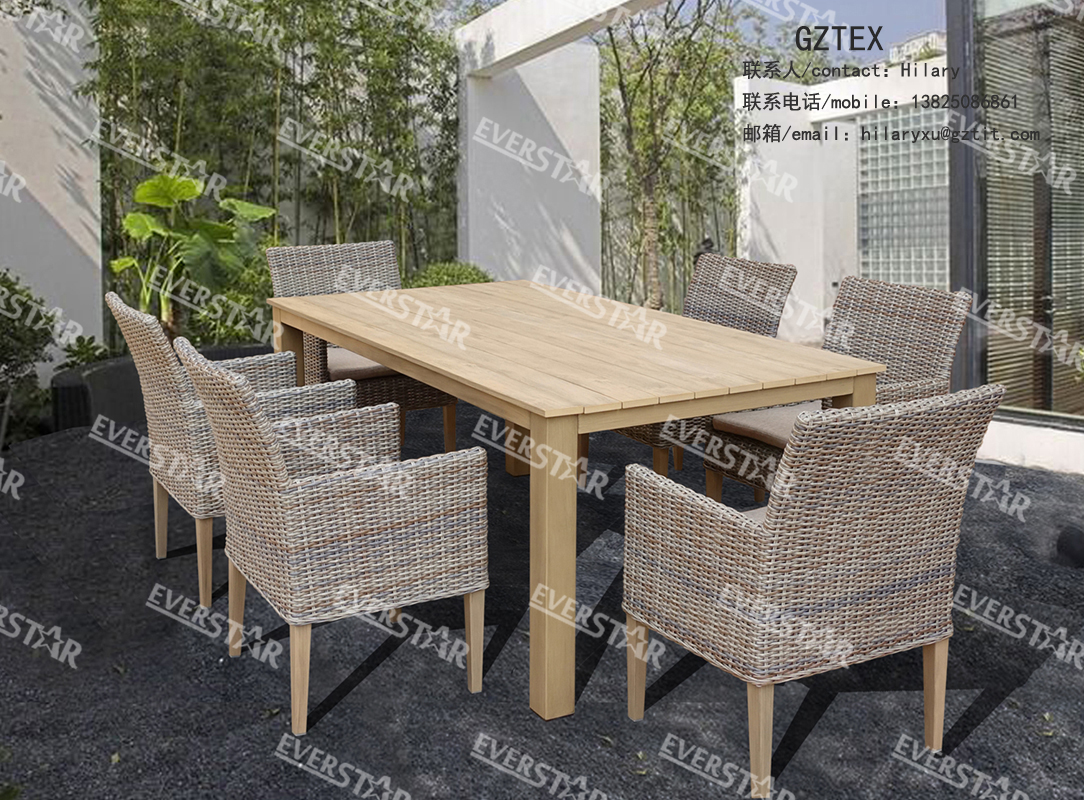 Outdoor Aluminum Resin Wicker Furniture