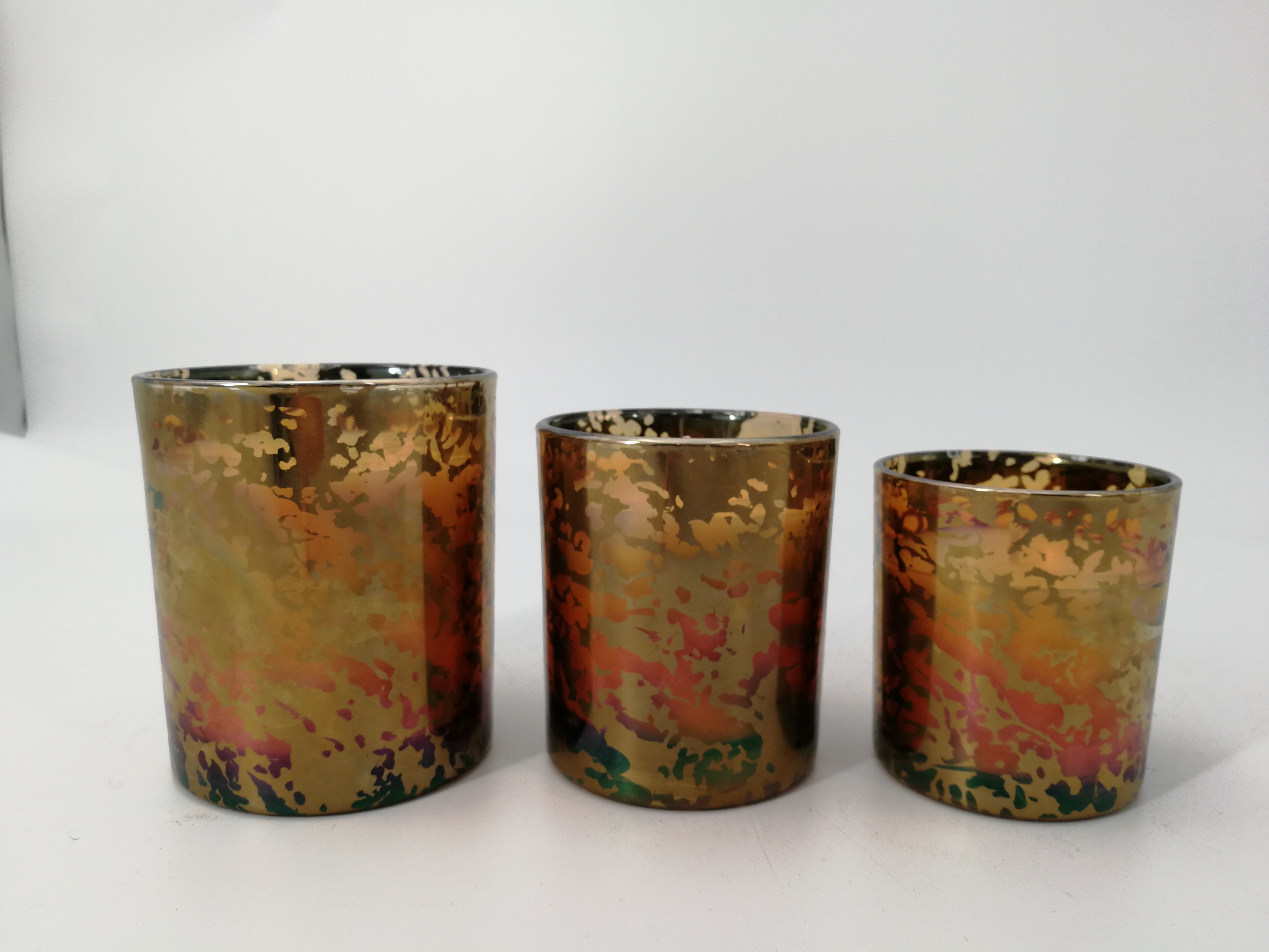 Glass cup candle