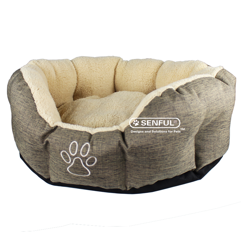 Deluxe Super Soft Plush Pet Bed
