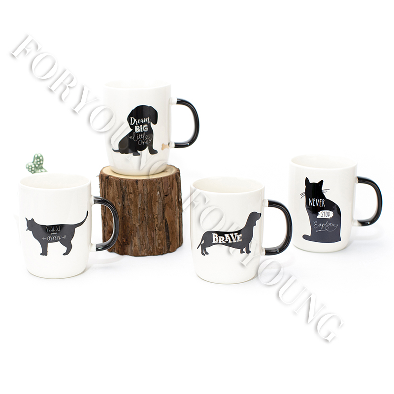Animal porcelain cup