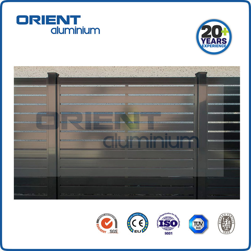 Aluminum Privacy Panels Horizontal For Australia Market