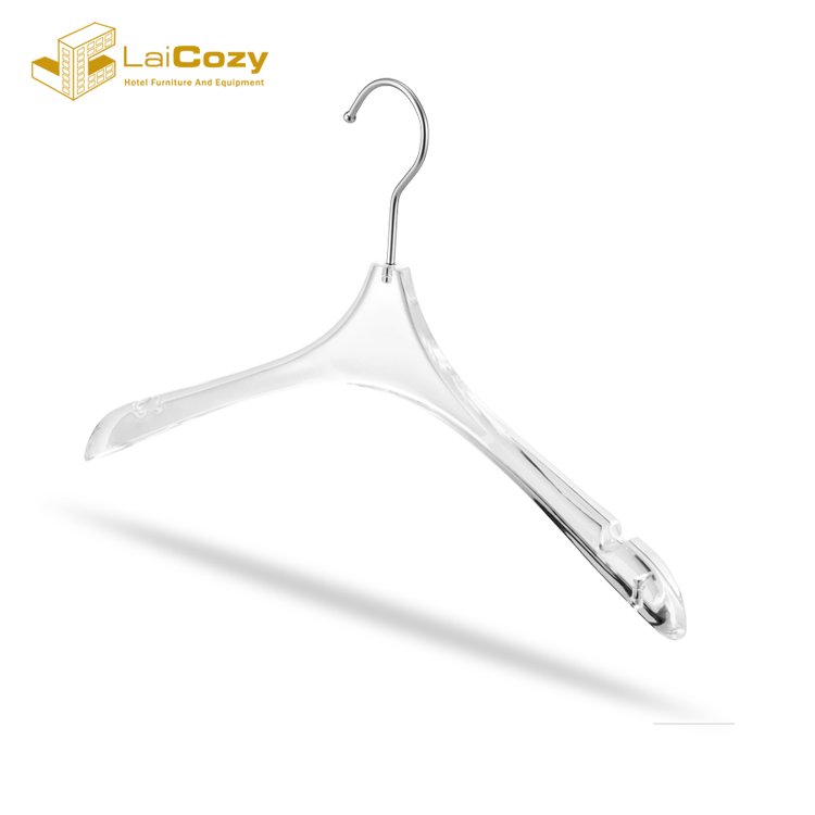 Clear Acrylic Clothing Hangers,AH3007AC(Without Bar) AH3006BC(With Bar)
