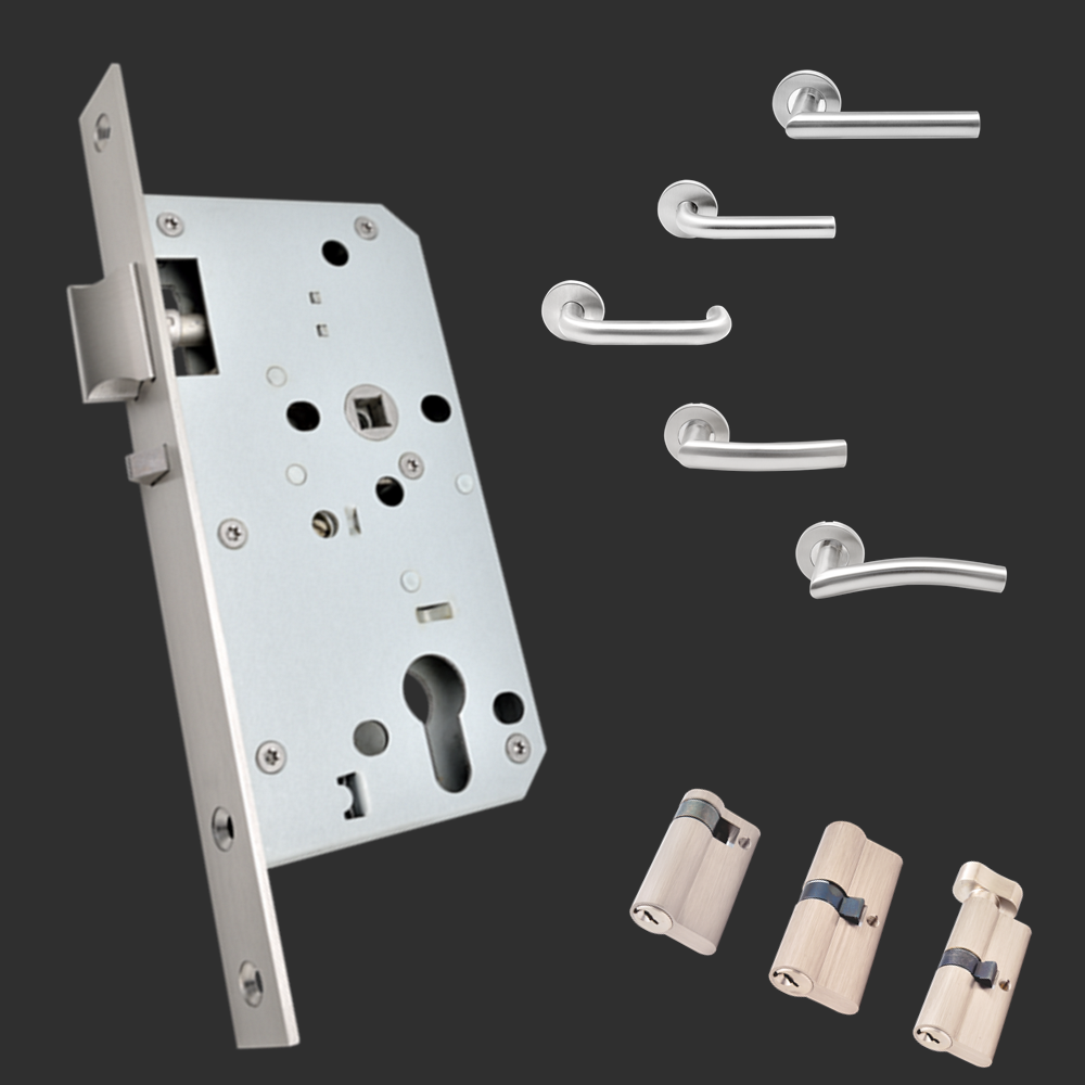 European standard Fire resistant Mortise Lock 6072CR