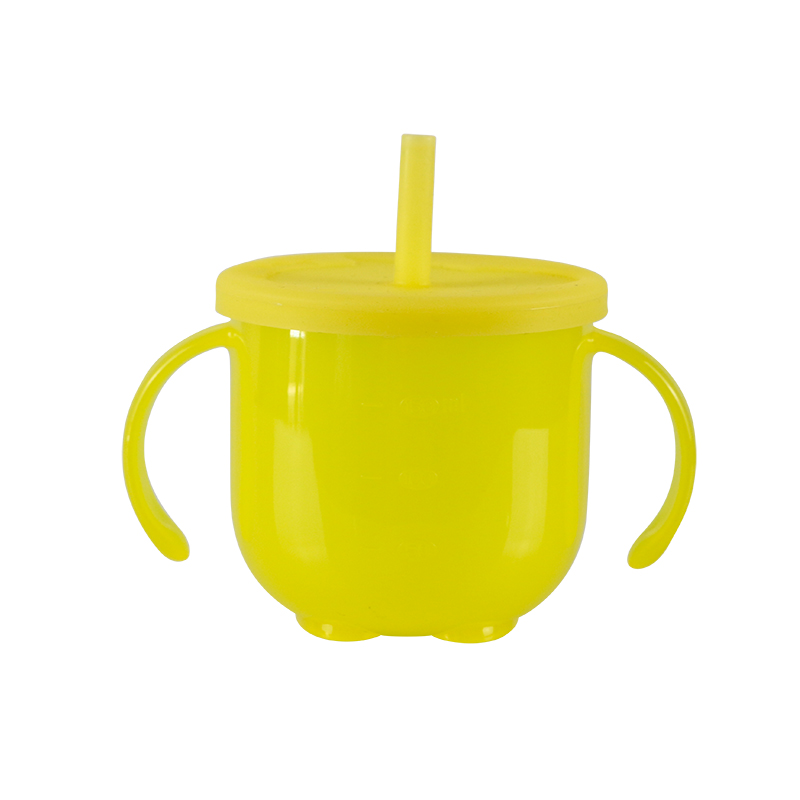KASU CP001 Kids Baby Silicone Straw Sippy Cup