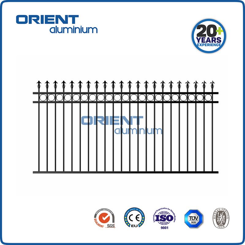 USA Market Popular Aluminium Fence Fencing With Good Factory Price