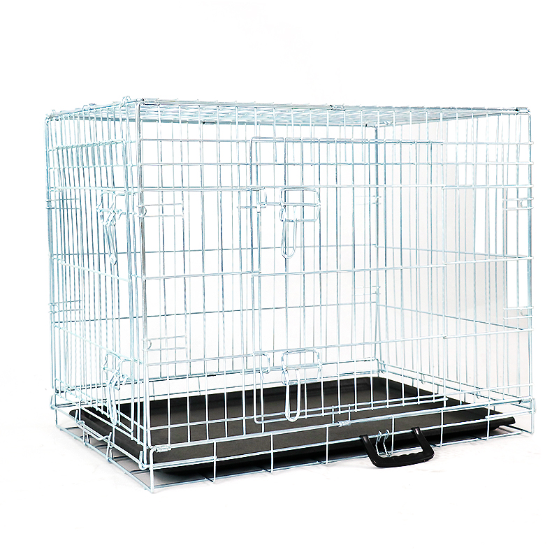 galvanized metal wire dog cage