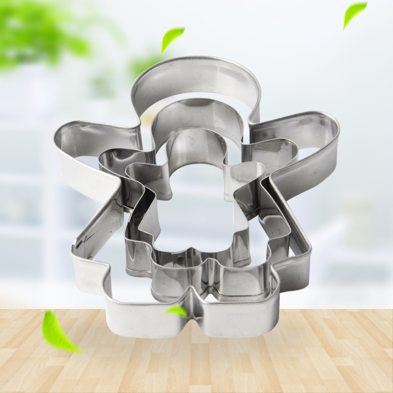 RGS-Z4982 stainless steel 3-piece girl cake mold SS410