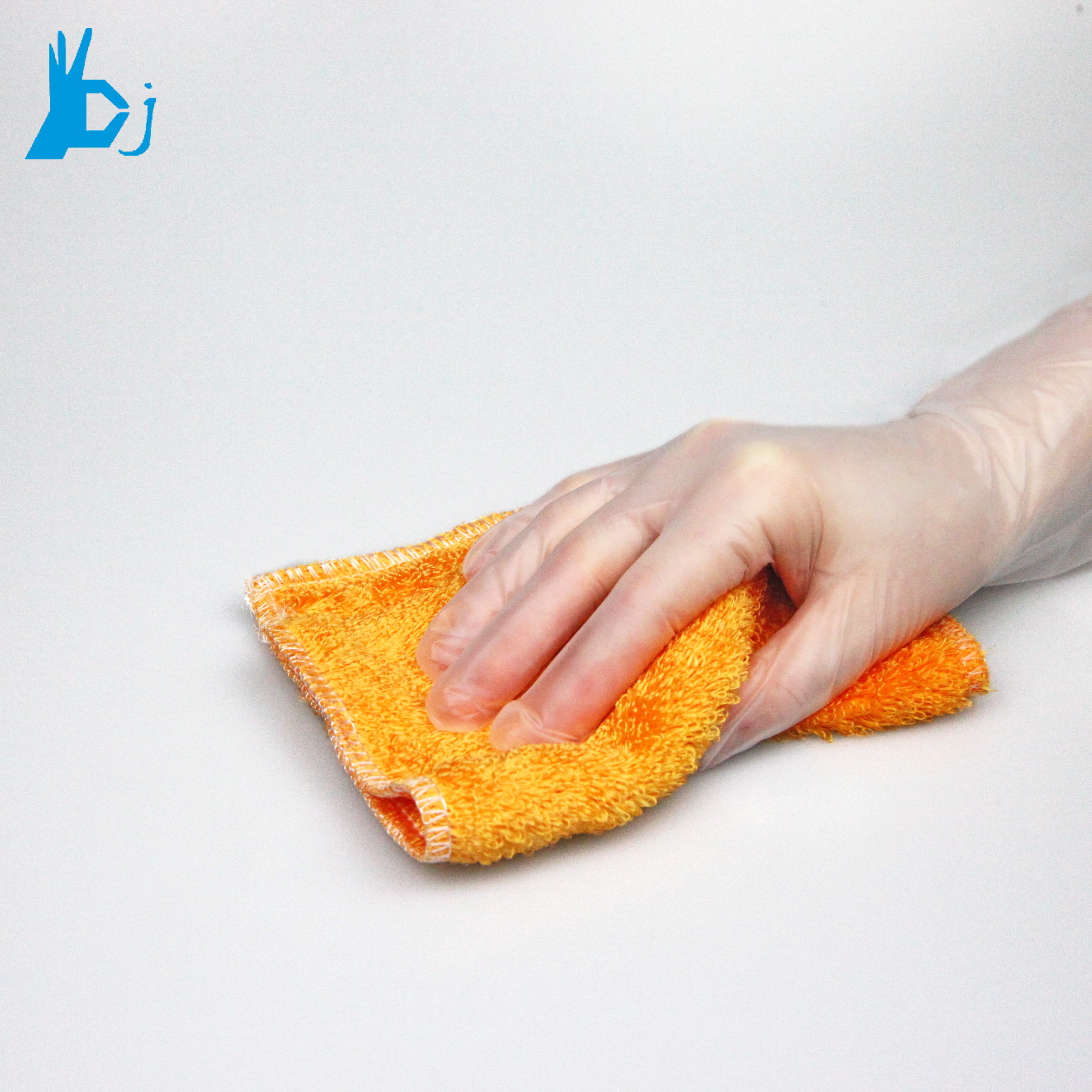 Disposable powder free vinyl gloves for saftey household