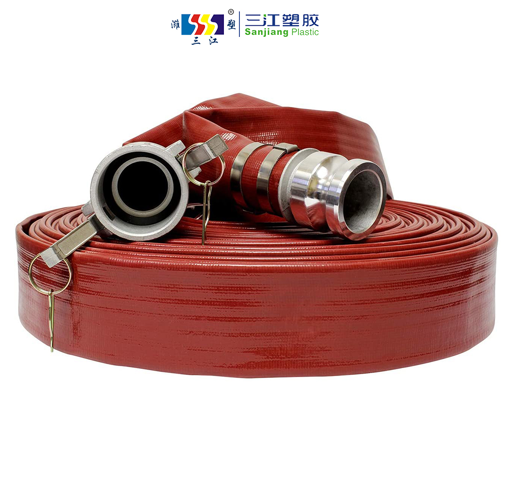 5 Inch PVC Irrigation Lay Flat Hose, Water PVC Lay Flat Hose,Irrigation Hose Pipe