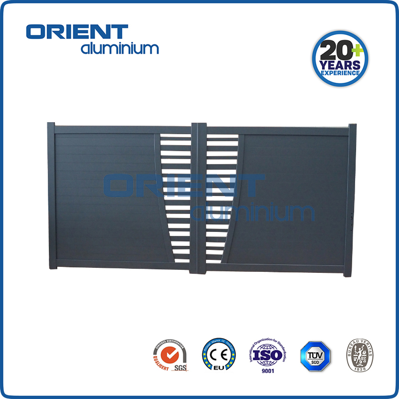 New Style Customized Aluminium Double Swing Gate/Aluminium Sliding Gate