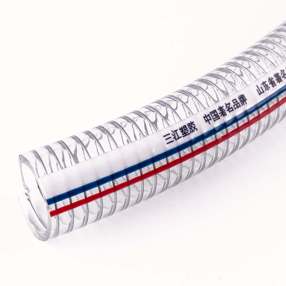 Flexible PVC Steel Wire Reinforced Hose Steel Wire PVC Pipe PVC Stainless Steel Wire Hose