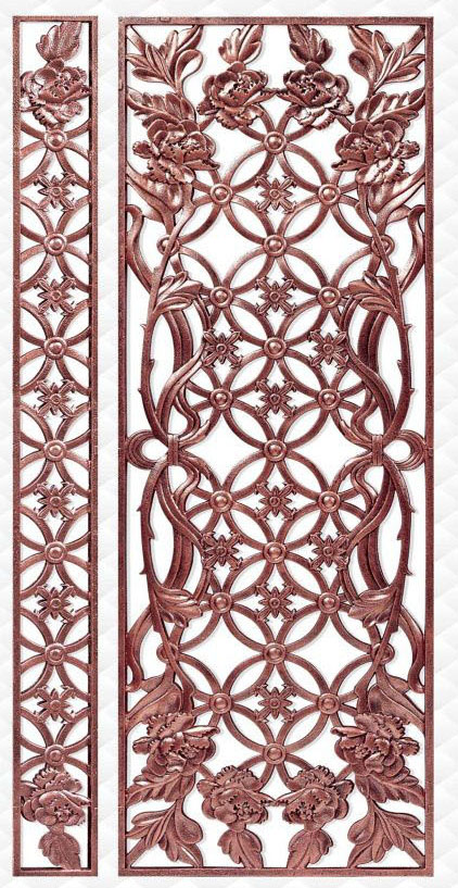 cast aluminium pane