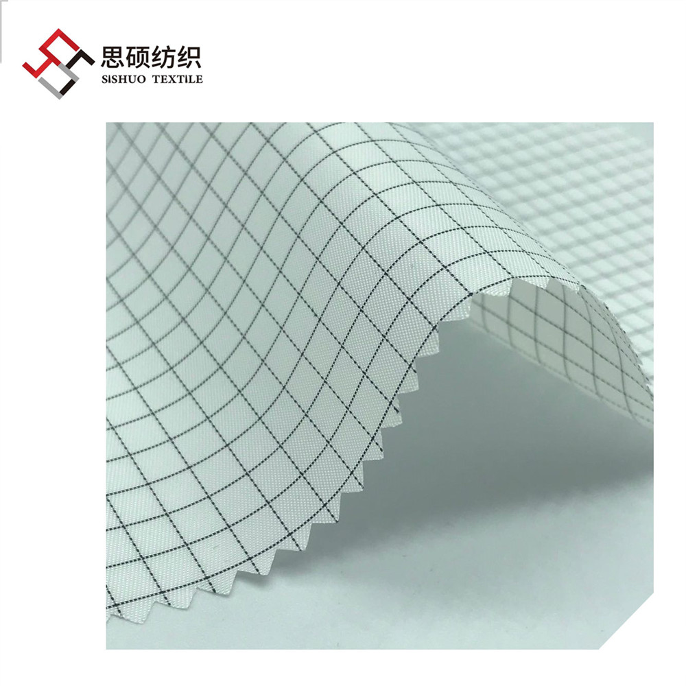 100D conductive grid fabric for ESD Clothes