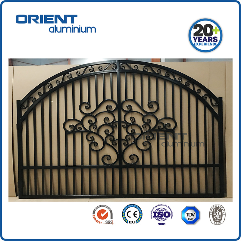 Customized Aluminium Welding Gate Entrance Gate Ornamental
