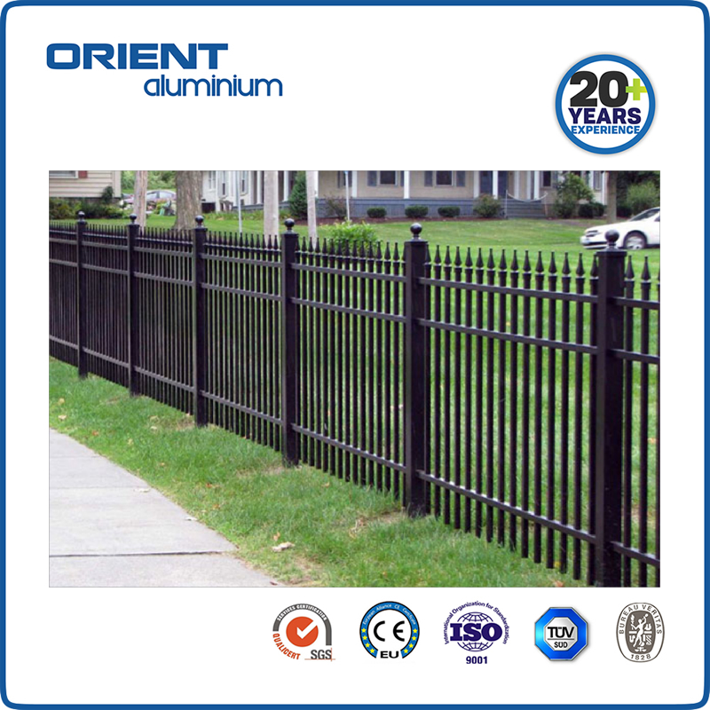 Factory directly supplied aluminium garden fence for USA CA market
