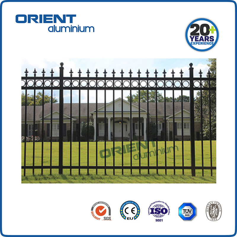 China Factory Sale Ornamental Aluminum Fence for Home and Garden