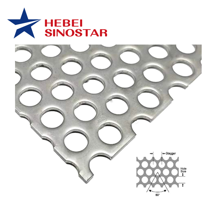 Round Hole Perforated Steel Sheet