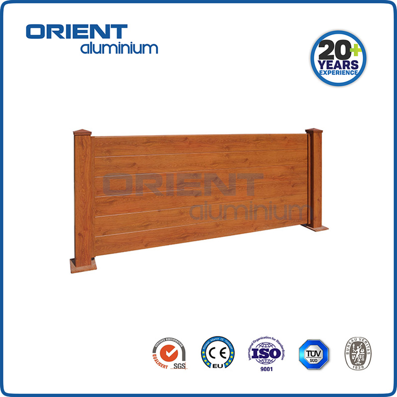 factory customized aluminium railing privacy screen panels