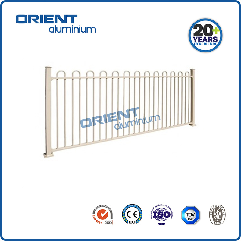 Australia market aluminium fencing loop top 2400X1200MM