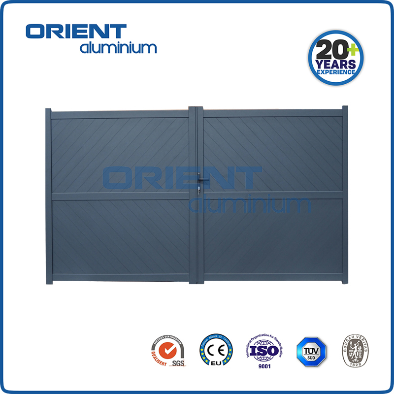 Customized Colors And Sizes Aluminium Double Swing Gate/Aluminium Sliding Gate