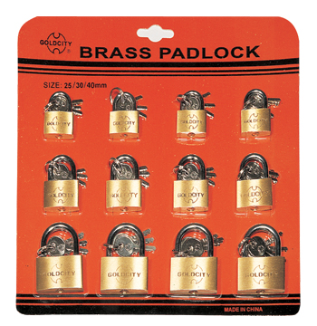 Thin Type Brass Padlock