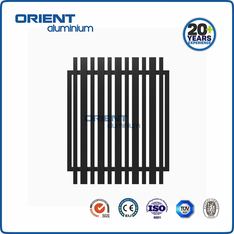 Customized wholesale factory aluminium fence/ aluminium wpc+aluminium privacy fence for garden house