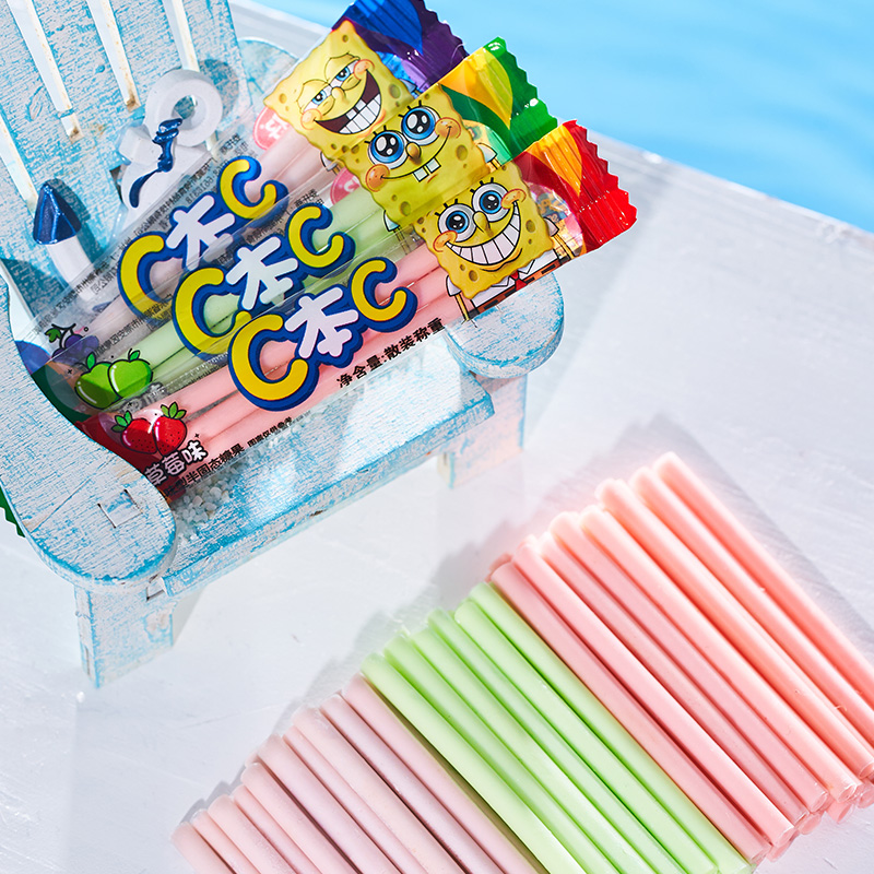 Fruit Straw Candy Super Big Lollipop CC Stick Sweet Sour Candy