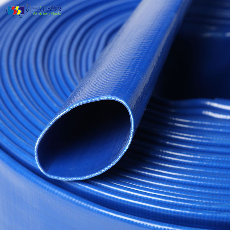 PVC Lay Flat Hose, 6 Inch PVC Flexible Irrigation Hose, 1 Inch PVC Lay Flat Hose