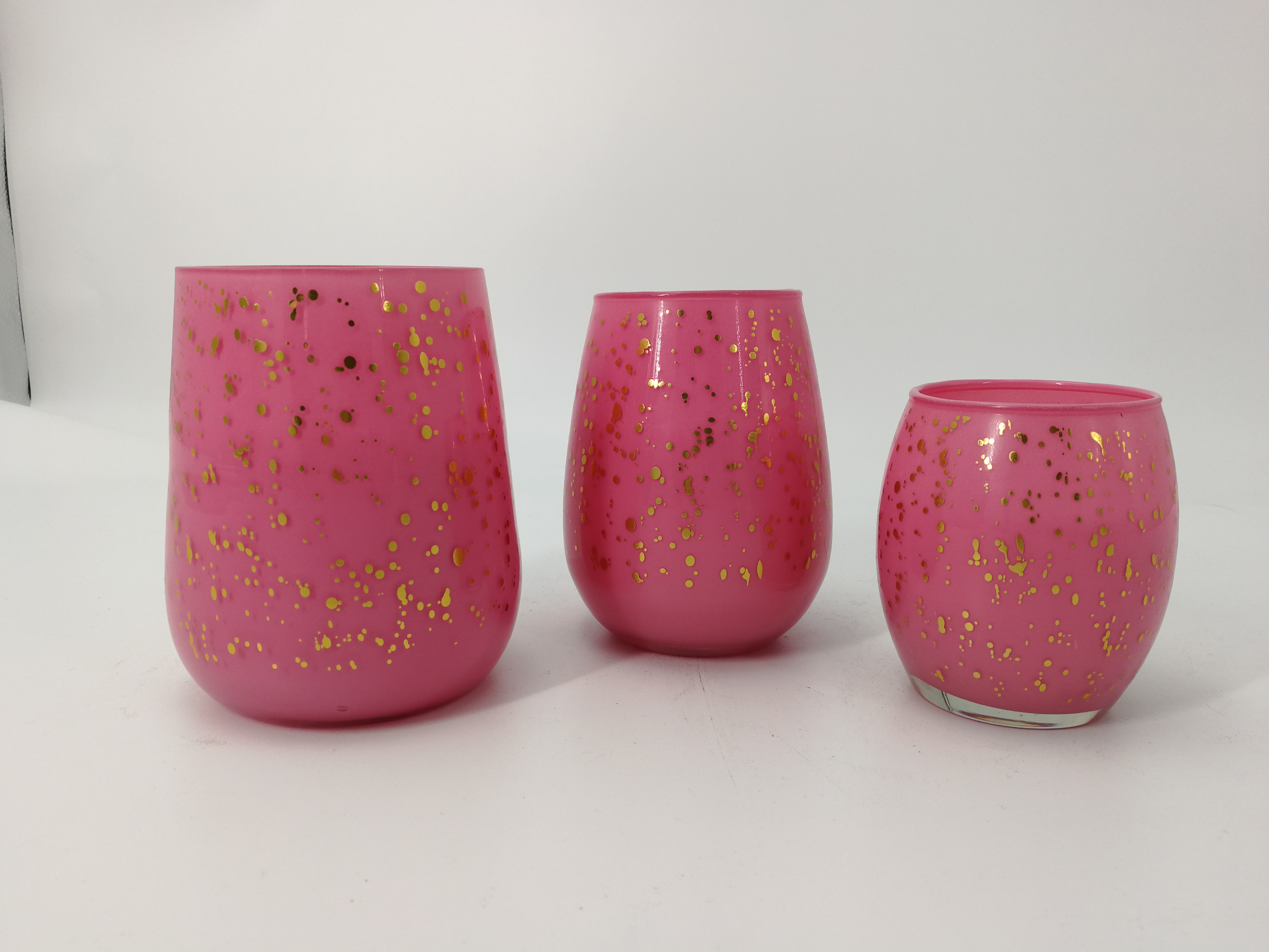 Scented glass candle