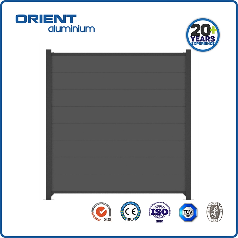 Aluminum slat screen for garden and home,aluminum privacy fence,customized aluminum Garfen Fence