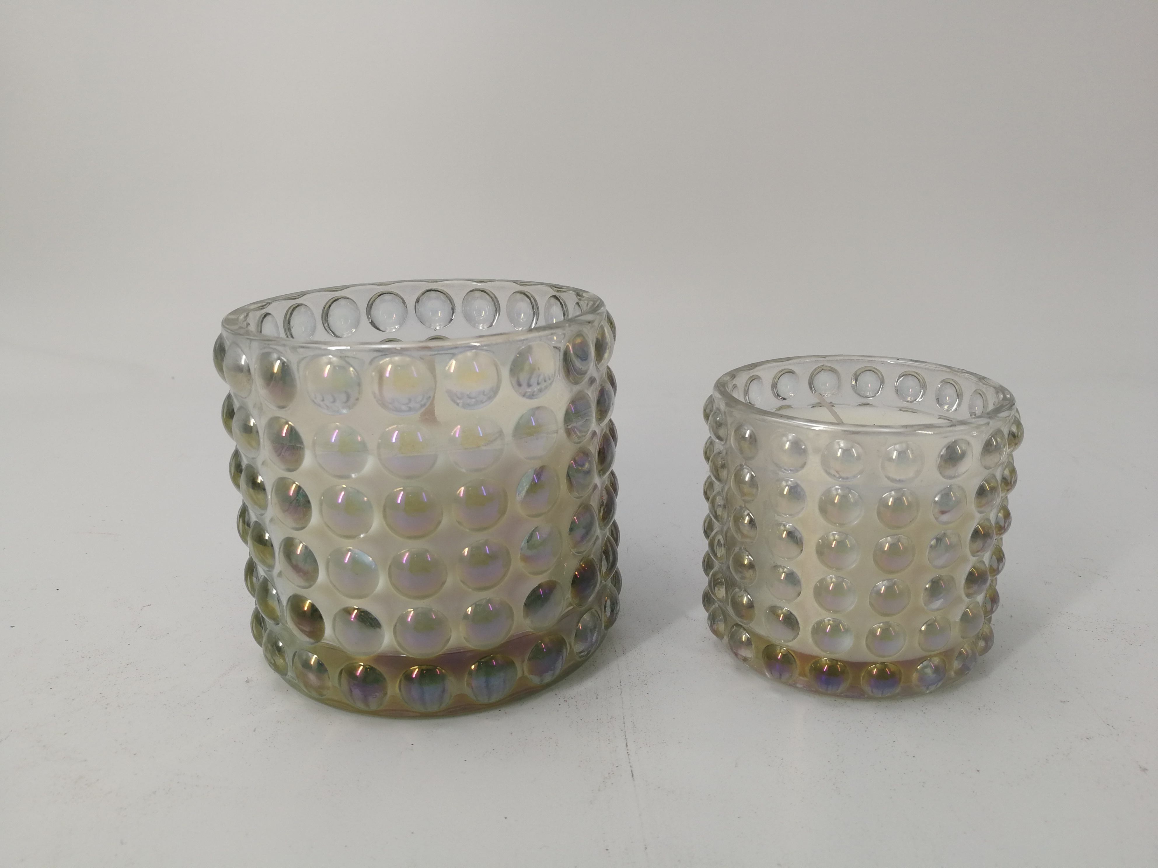 Scented glass candle