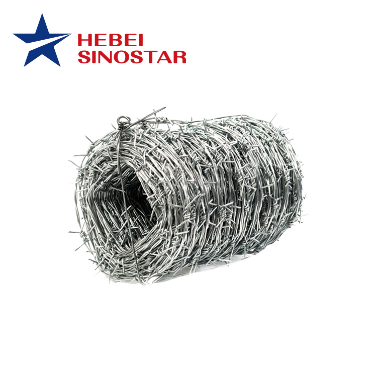 Electro Galvanized Barbed Wire Fencing （Alambre de Puas）