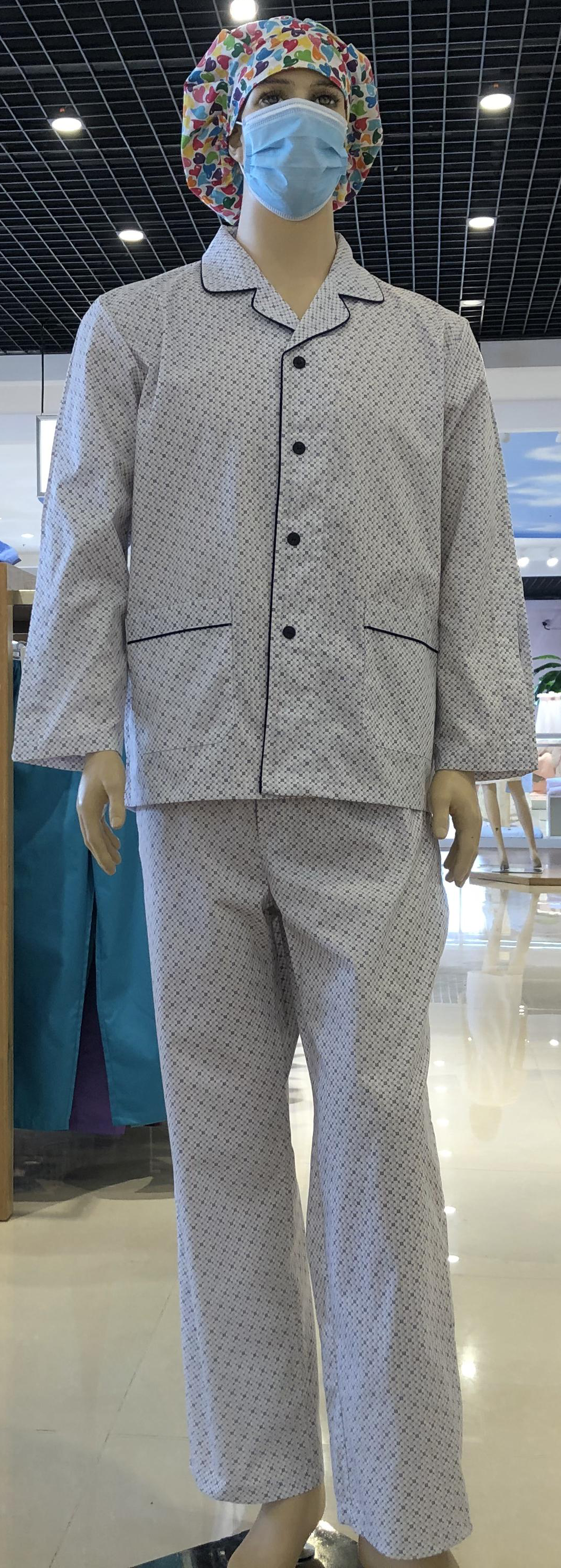 Charming polycotton printed hospital patient wears