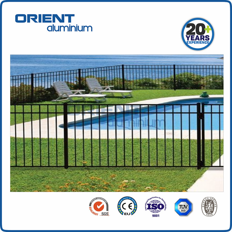 Customized Metal Fence/Aluminum Fencing with Free Designs For CA USA market