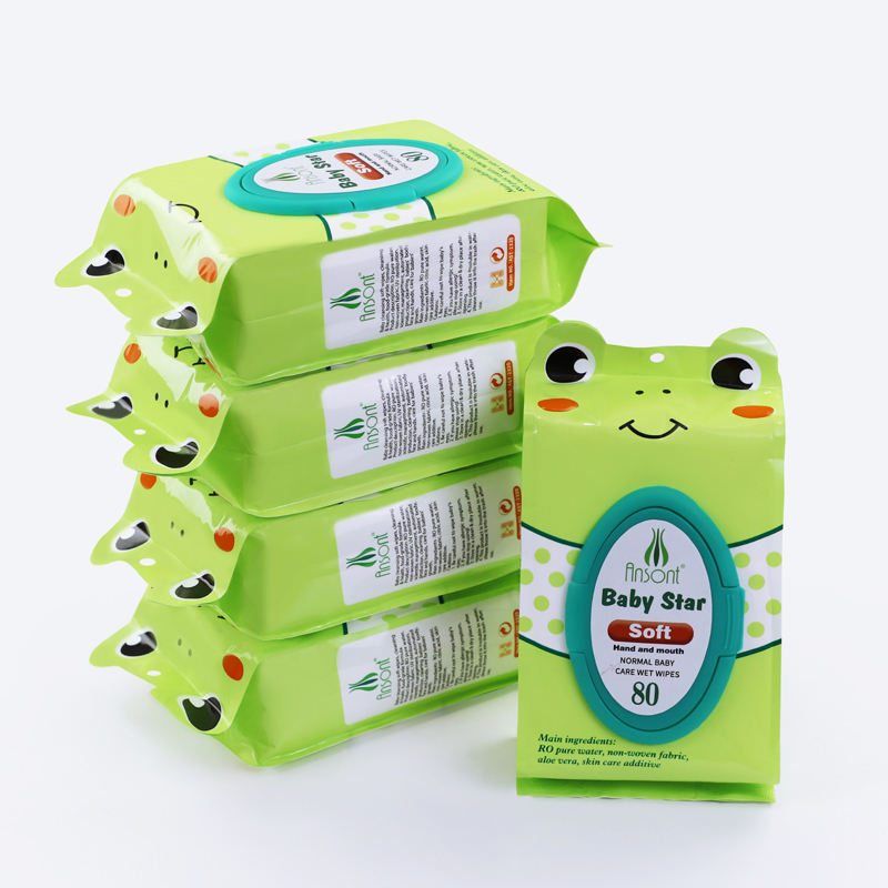 LYD Large Size Alcohol Free Biodegradable Wet Wipes for Babies