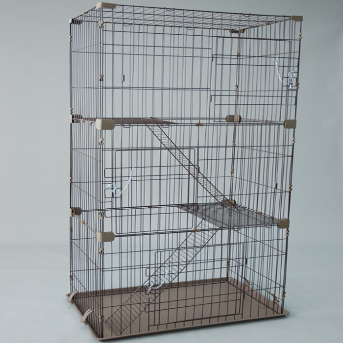 Three floor cat cage