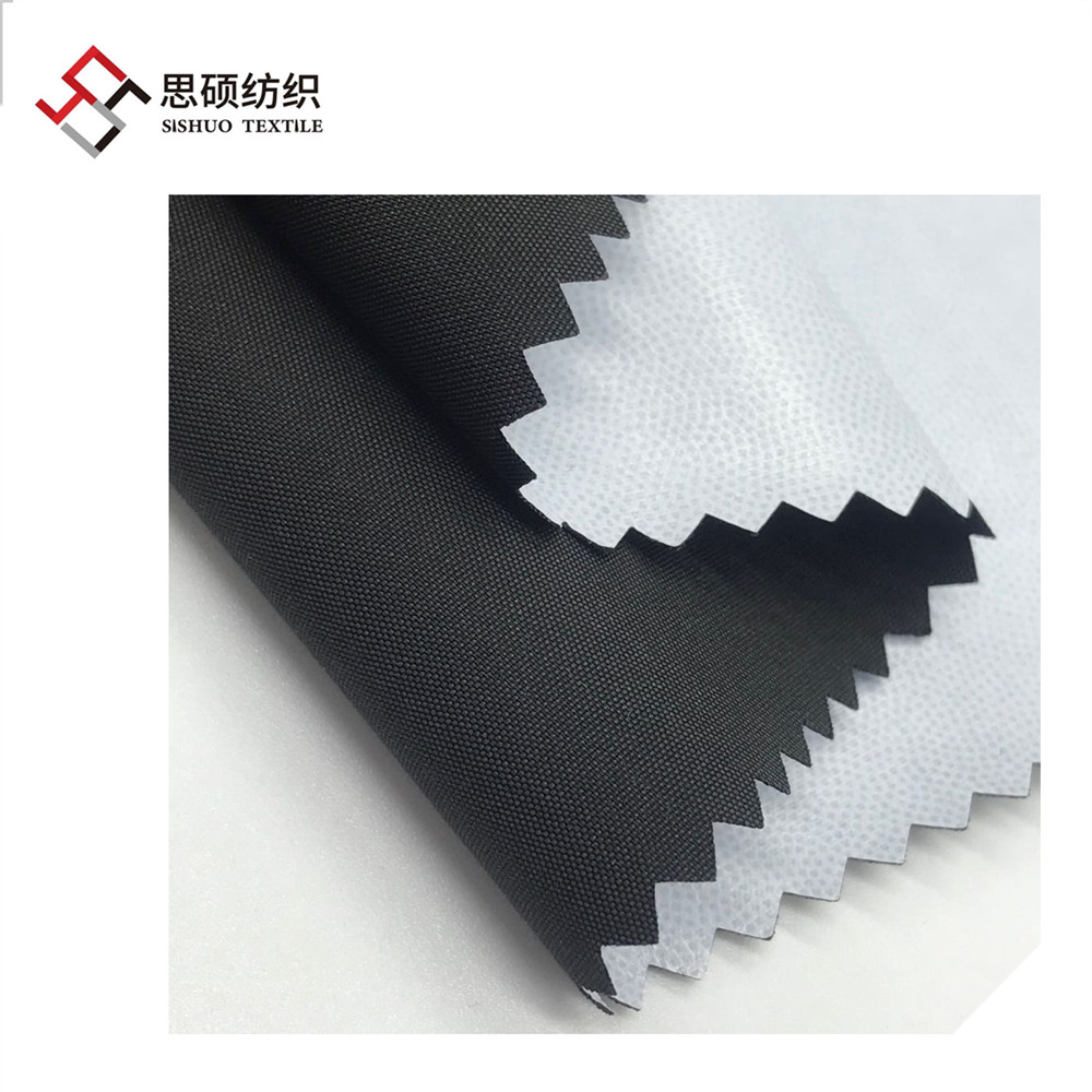 150D T400 oxford bonded TPU fabric for outdoor jacket down coat