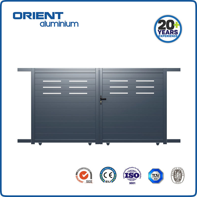 Garden Aluminium Sliding Driveway Gate