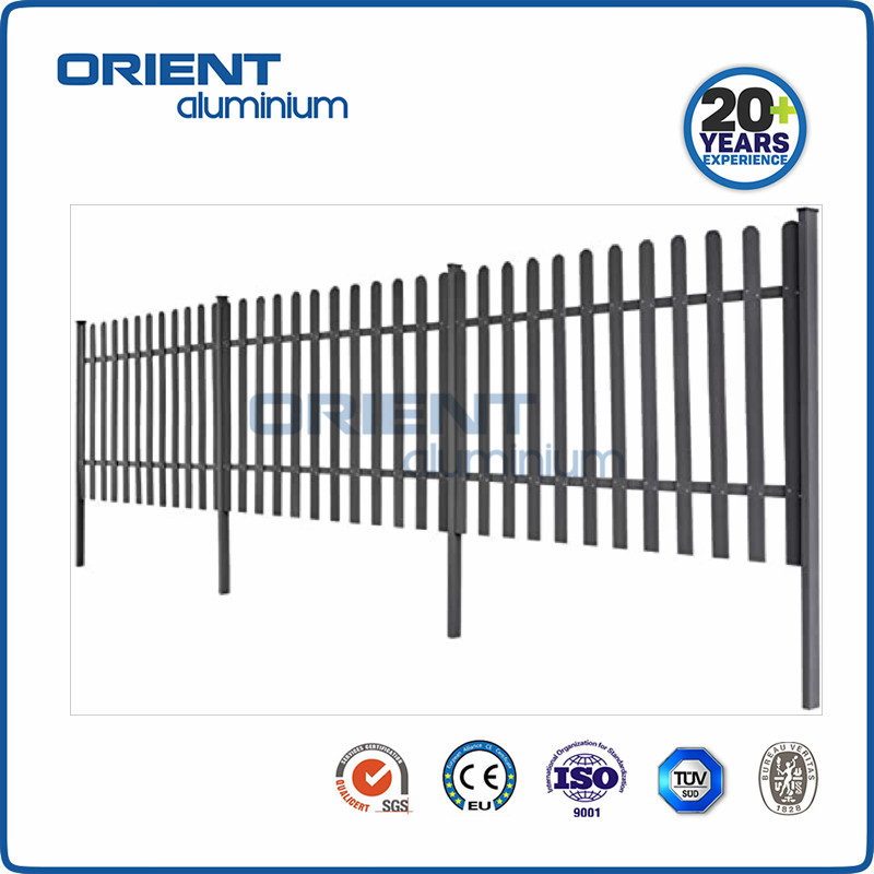 Aluminum Picket Fence System For Garden School House
