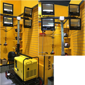 Light&Tower with Diesel Generator