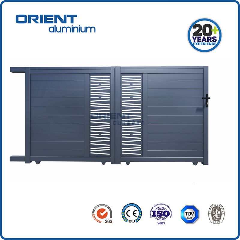 customized Aluminium sliding gate with full accessories