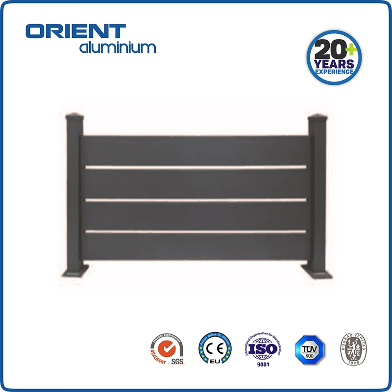 Aluminum slat fence,aluminum privacy fence,customized aluminum Garfen Fence