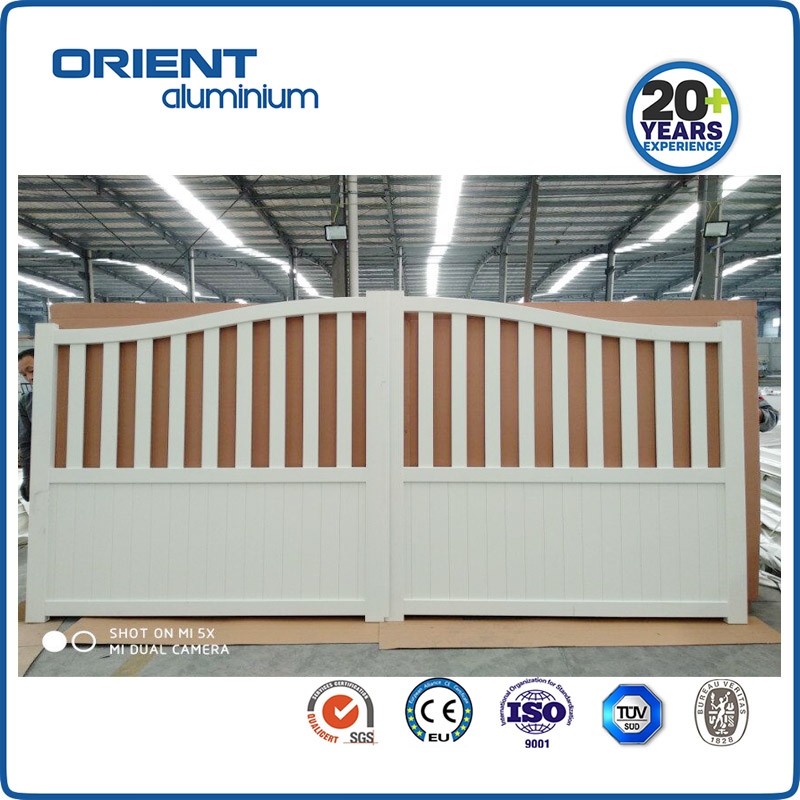 Aluminium Gate Contemporary Or Traditional Design Ral Colour Available