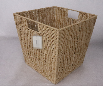 YR2103212 zhengheshun bedroom furniture Paper rope basket with handle