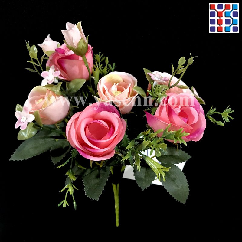 6 branches of rose