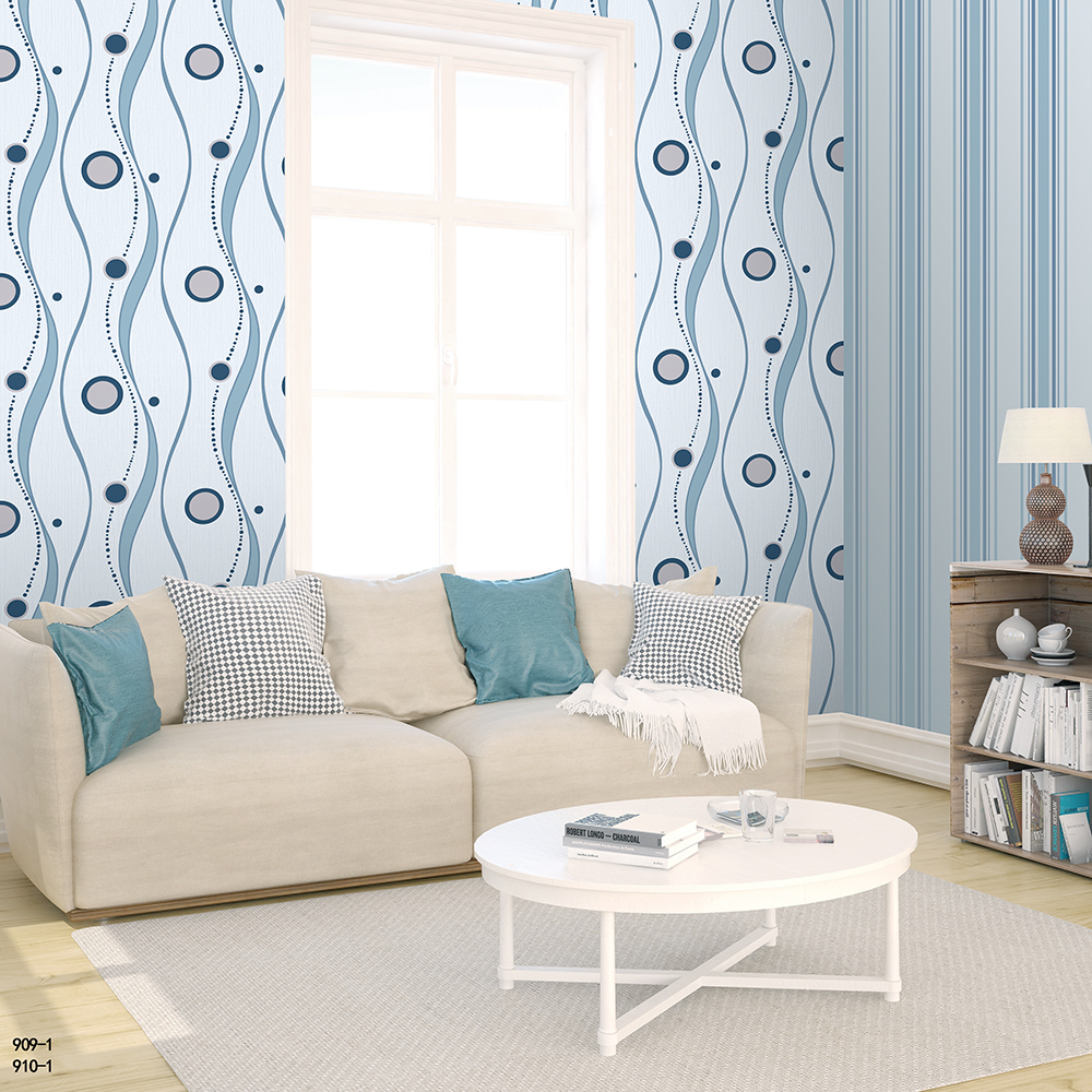 Modern Geometric Design PVC Wallpaper